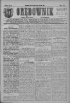 Orędownik: najstarsze ludowe pismo narodowe i katolickie w Wielkopolsce 1911.04.15 R.41 Nr87