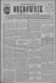 Orędownik: najstarsze ludowe pismo narodowe i katolickie w Wielkopolsce 1911.04.21 R.41 Nr91