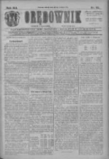 Orędownik: najstarsze ludowe pismo narodowe i katolickie w Wielkopolsce 1911.04.22 R.41 Nr92