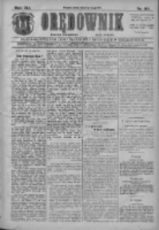 Orędownik: najstarsze ludowe pismo narodowe i katolickie w Wielkopolsce 1911.05.03 R.41 Nr101