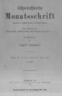 Altpreussische Monatsschrift, Der Neuen Preussischen Provinzial-Blätter. 1911 Bd.48 heft 2