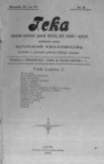 Teka: czasopismo poświęcone sprawom młodzieży szk&oacute;ł średnich i wyższych wydawane przez młodzież akademicką. 1900 R.2 nr2