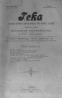 Teka: czasopismo poświęcone sprawom młodzieży szk&oacute;ł średnich i wyższych wydawane przez młodzież akademicką. 1900 R.2 nr3