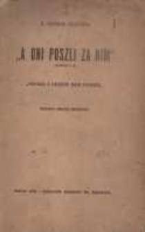 "A oni poszli za Nim": postaci z dziejów Męki Pańskiej: sześć kazań pasyjnych wygłoszonych w Katedrze Poznańskiej 1917 roku