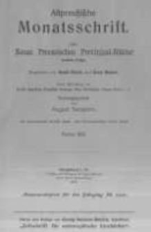 Altpreussische Monatsschrift, Der Neuen Preussischen Provinzial-Bl&auml;tter. 1911 Bd.48 heft 4
