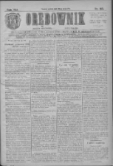 Orędownik: najstarsze ludowe pismo narodowe i katolickie w Wielkopolsce 1911.05.20 R.41 Nr115