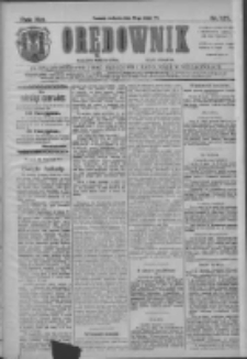Orędownik: najstarsze ludowe pismo narodowe i katolickie w Wielkopolsce 1911.05.28 R.41 Nr121