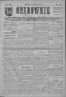 Orędownik: najstarsze ludowe pismo narodowe i katolickie w Wielkopolsce 1911.06.27 R.41 Nr144