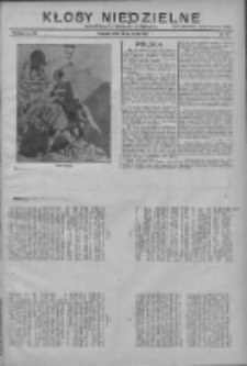 Kłosy Niedzielne: dodatek literacki i powieściowy do "Orędownika" 1911.05.28 Nr22