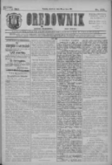 Orędownik: najstarsze ludowe pismo narodowe i katolickie w Wielkopolsce 1911.07.30 R.41 Nr172