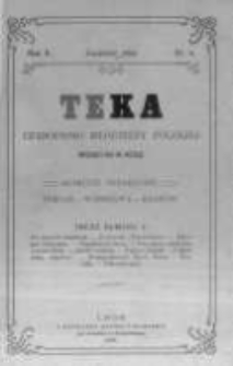 Teka: czasopismo młodzieży polskiej. 1903 R.5 nr4