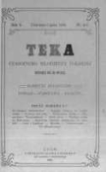 Teka: czasopismo młodzieży polskiej. 1903 R.5 nr6-7