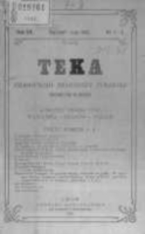 Teka: czasopismo młodzieży polskiej. 1905 R.7 nr1-2