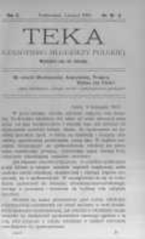 Teka: czasopismo młodzieży polskiej. 1908 R.10 nr10-11