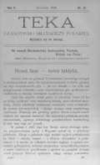 Teka: czasopismo młodzieży polskiej. 1908 R.10 nr12