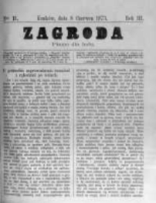 Zagroda: pismo dla ludu. 1873.06.08 R.3 nr11