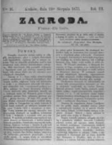 Zagroda: pismo dla ludu. 1873.08.24 R.3 nr16