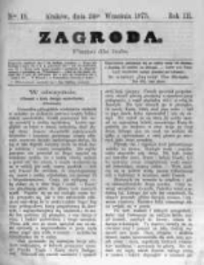 Zagroda: pismo dla ludu. 1873.09.24 R.3 nr18