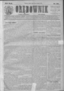 Orędownik: najstarsze ludowe pismo narodowe i katolickie w Wielkopolsce 1913.08.09 R.43 Nr182