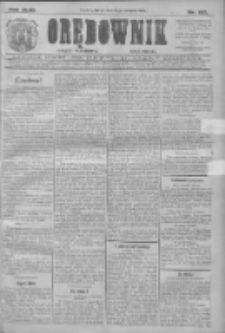 Orędownik: najstarsze ludowe pismo narodowe i katolickie w Wielkopolsce 1913.08.15 R.43 Nr187