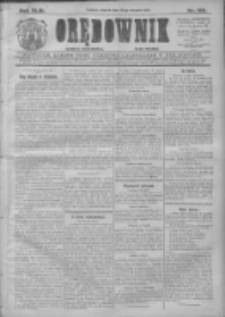 Orędownik: najstarsze ludowe pismo narodowe i katolickie w Wielkopolsce 1913.08.19 R.43 Nr189