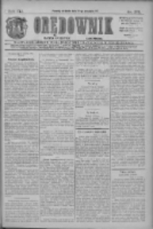 Orędownik: najstarsze ludowe pismo narodowe i katolickie w Wielkopolsce 1911.09.24 R.41 Nr218