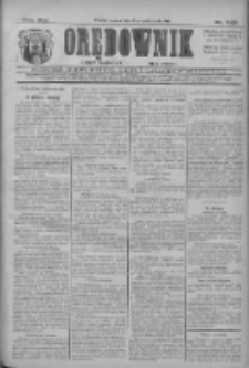 Orędownik: najstarsze ludowe pismo narodowe i katolickie w Wielkopolsce 1911.10.03 R.41 Nr225