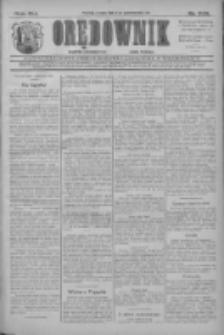 Orędownik: najstarsze ludowe pismo narodowe i katolickie w Wielkopolsce 1911.10.07 R.41 Nr229