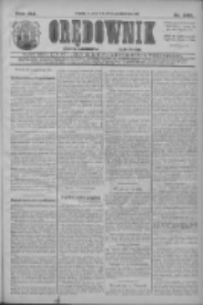 Orędownik: najstarsze ludowe pismo narodowe i katolickie w Wielkopolsce 1911.10.24 R.41 Nr243