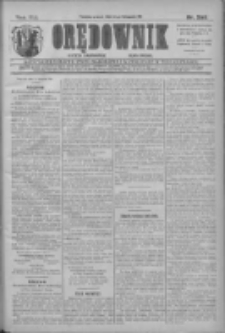 Orędownik: najstarsze ludowe pismo narodowe i katolickie w Wielkopolsce 1911.11.15 R.41 Nr260