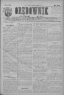 Orędownik: najstarsze ludowe pismo narodowe i katolickie w Wielkopolsce 1911.11.17 R.41 Nr263