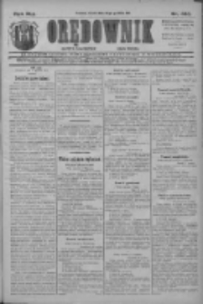 Orędownik: najstarsze ludowe pismo narodowe i katolickie w Wielkopolsce 1911.12.13 R.41 Nr283