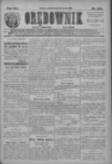 Orędownik: najstarsze ludowe pismo narodowe i katolickie w Wielkopolsce 1911.12.14 R.41 Nr284