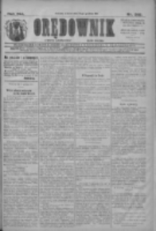 Orędownik: najstarsze ludowe pismo narodowe i katolickie w Wielkopolsce 1911.12.19 R.41 Nr288