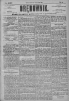 Orędownik: pismo dla spraw politycznych i społecznych 1904.01.28 R.34 Nr22