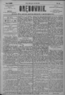 Orędownik: pismo dla spraw politycznych i społecznych 1904.02.27 R.34 Nr47