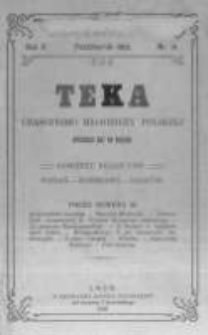 Teka: czasopismo młodzieży polskiej. 1903 R.5 nr10