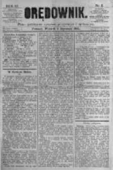 Orędownik: pismo poświęcone sprawom politycznym i spółecznym. 1881.01.04 R.11 nr2