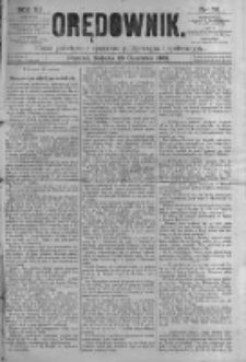 Orędownik: pismo poświęcone sprawom politycznym i spółecznym. 1881.06.25 R.11 nr76