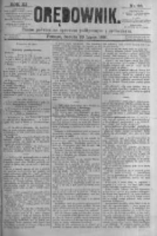 Orędownik: pismo poświęcone sprawom politycznym i sp&oacute;łecznym. 1881.07.23 R.11 nr88
