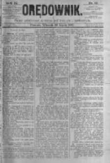 Orędownik: pismo poświęcone sprawom politycznym i spółecznym. 1881.07.26 R.11 nr89