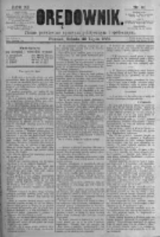 Orędownik: pismo poświęcone sprawom politycznym i spółecznym. 1881.07.30 R.11 nr91