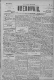 Orędownik: pismo dla spraw politycznych i społecznych 1904.03.17 R.34 Nr63
