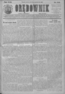 Orędownik: najstarsze ludowe pismo narodowe i katolickie w Wielkopolsce 1913.10.21 R.43 Nr243