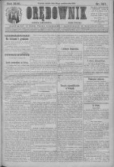 Orędownik: najstarsze ludowe pismo narodowe i katolickie w Wielkopolsce 1913.10.25 R.43 Nr247