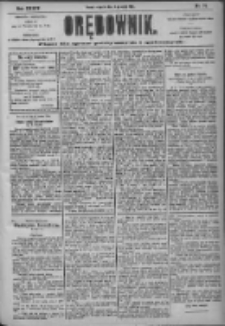 Orędownik: pismo dla spraw politycznych i społecznych 1904.03.31 R.34 Nr74