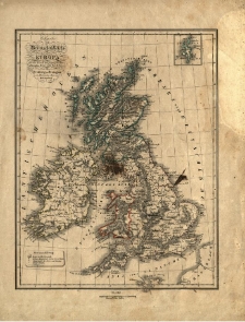 Charte des Brittischen Reichs in Europa f&uuml;r den Zweck des geographischen Elementar Unterrichts bearbeitet