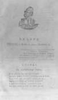 Krakus: towarzysz liberalny Pszcz&oacute;łki Krakowskiej od roku 1822. Pismo pięć razy w tydzień wychodzące, poświęcone narodowości i polityce tudzież dziennym zdarzeniom w kraju i stolicy Rzeczypospolitej Krakowskiej. 1822.03.05 Nr46