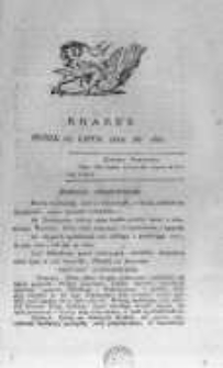 Krakus: towarzysz liberalny Pszcz&oacute;łki Krakowskiej od roku 1822. Pismo pięć razy w tydzień wychodzące, poświęcone narodowości i polityce tudzież dziennym zdarzeniom w kraju i stolicy Rzeczypospolitej Krakowskiej. 1822.07.17 Nr142