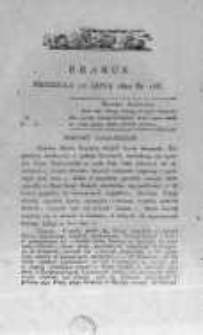 Krakus: towarzysz liberalny Pszcz&oacute;łki Krakowskiej od roku 1822. Pismo pięć razy w tydzień wychodzące, poświęcone narodowości i polityce tudzież dziennym zdarzeniom w kraju i stolicy Rzeczypospolitej Krakowskiej. 1822.07.21 Nr145